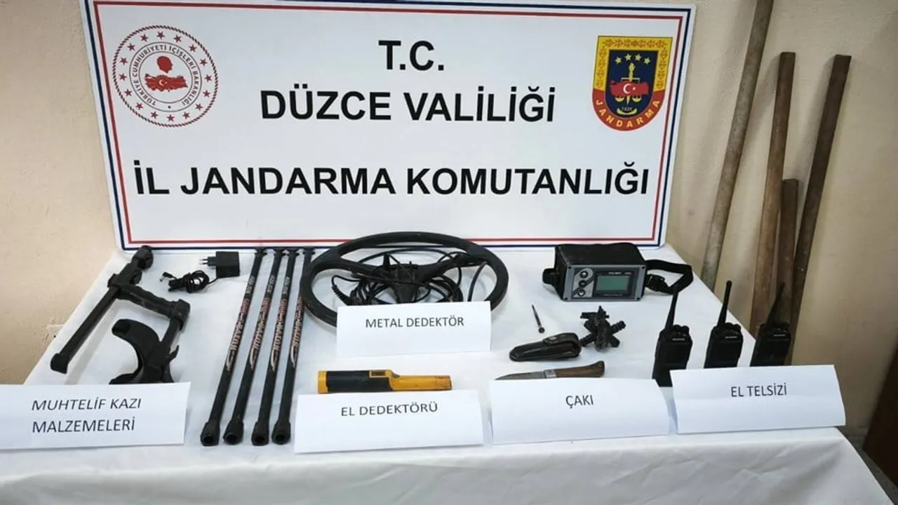 Yığılca'da kültürel miras için operasyon: 6 kişi suçüstü yakalandı
