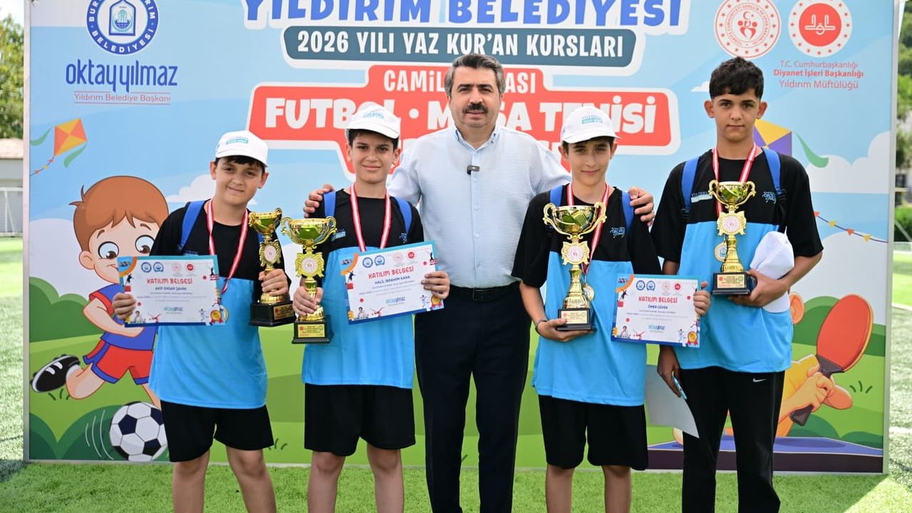 Yıldırım’da sporda kardeşlik kazandı