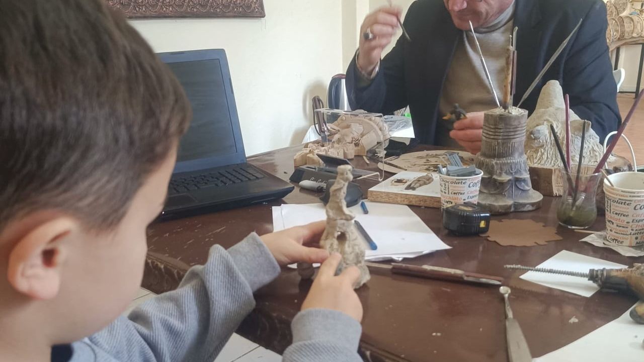 Yozgat'ta torun isteğiyle başlayan maketçilik ilgi odağı oldu