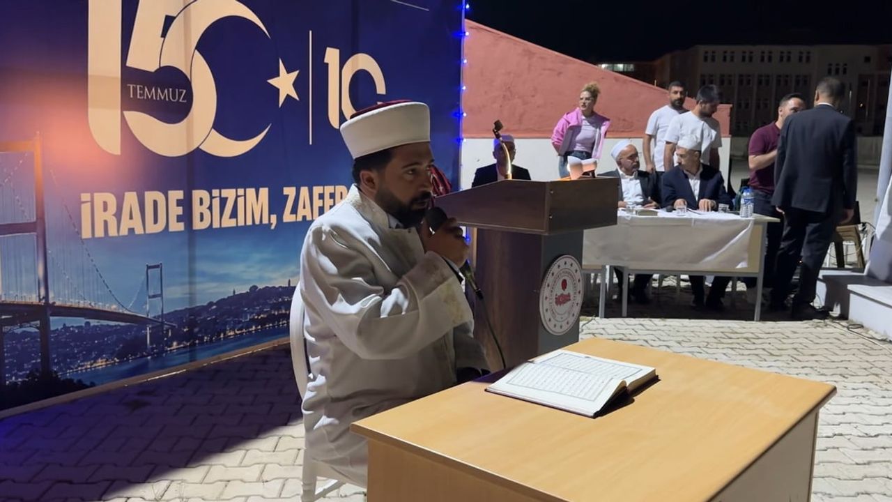 Yüksekova'da 15 Temmuz Demokrasi ve Milli Birlik Günü programı