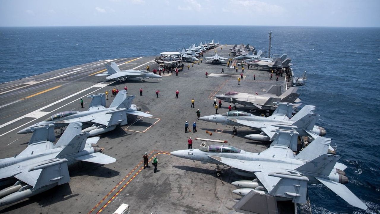 ABD'den bölgeye ek güç: USS George Washington görev bölgesine ulaştı