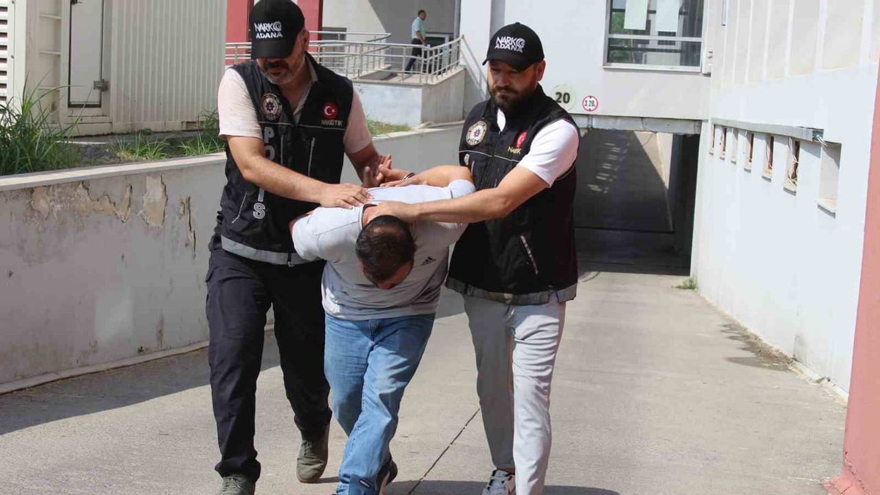 Adana'da 283 bin sentetik hapla yakalanan şüpheli tutuklandı