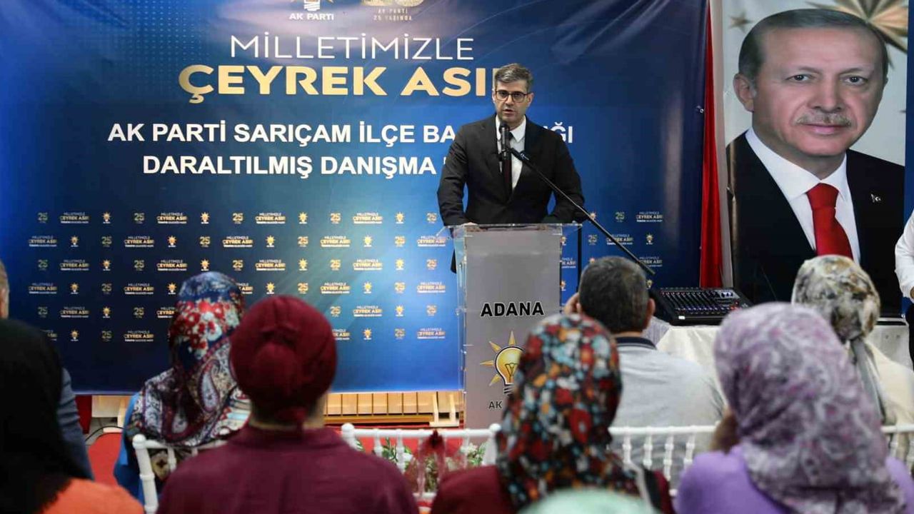Adana teşkilatıyla Türkiye yüzyılına birlik içinde yürüyoruz