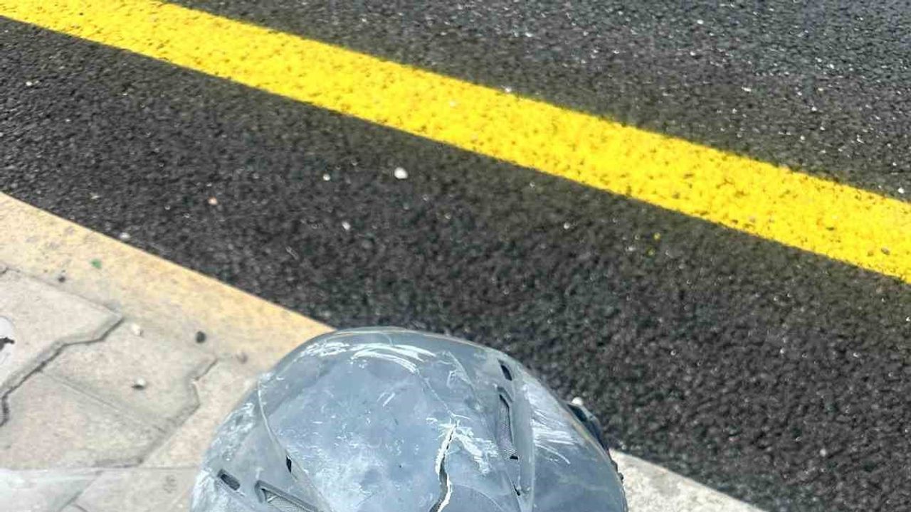 Adıyaman Flamingo Yolu'nda hakimiyet kaybı sonucu motosiklet sürüklendi