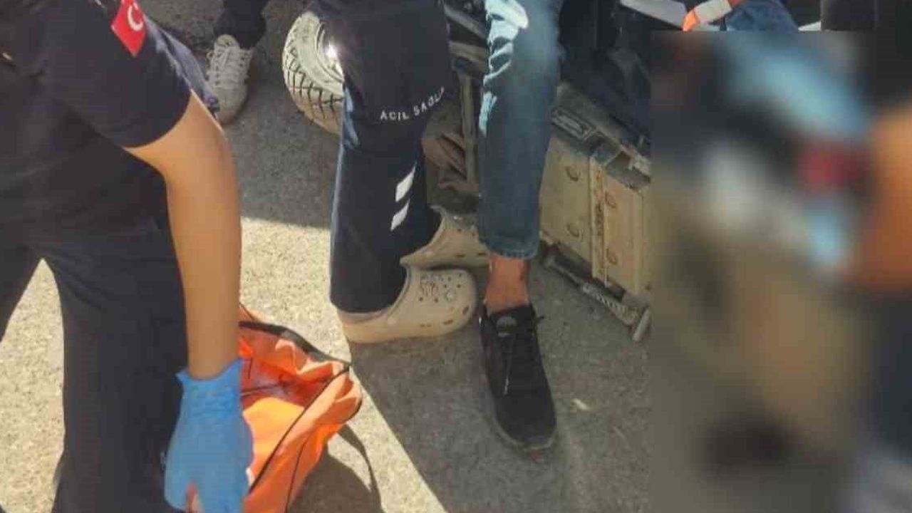 Adıyaman Turgut Reis Mahallesi'nde trafik kazası: elektrikli bisiklet sürücüsü yaralandı