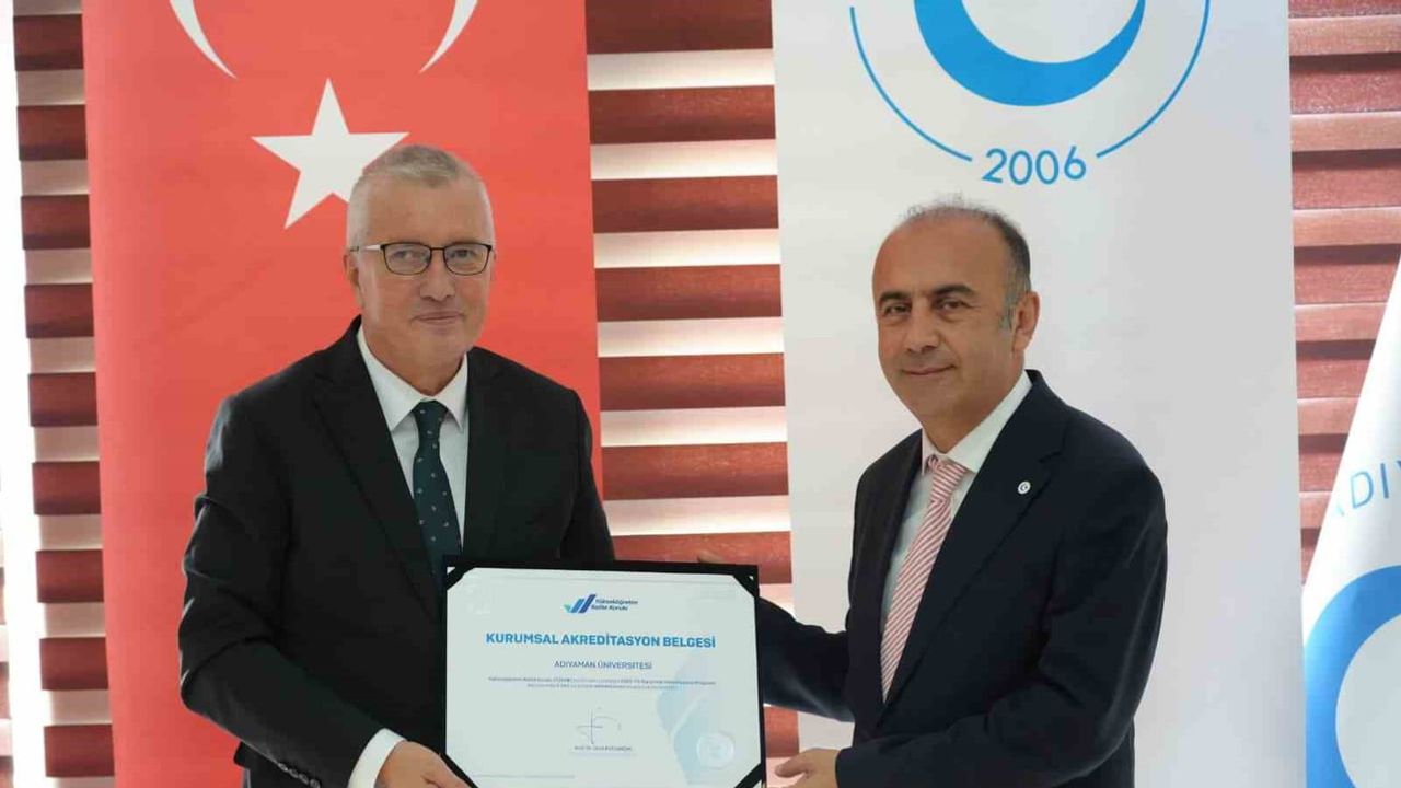Adıyaman Üniversitesi kalite kültürünü sınadı: iki yıllık şartlı akreditasyon verildi