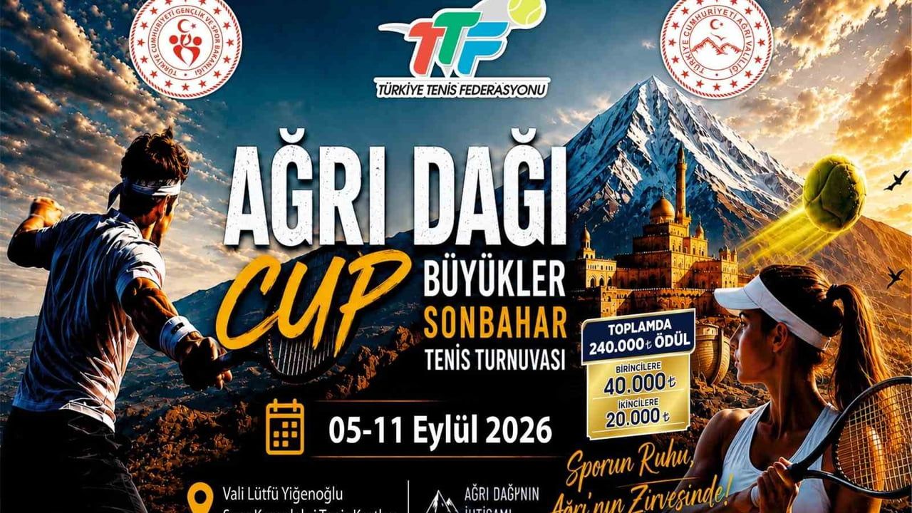 Ağrı'da kortlar büyük turnuvaya hazırlanıyor: 81 ilden 180 sporcu geliyor