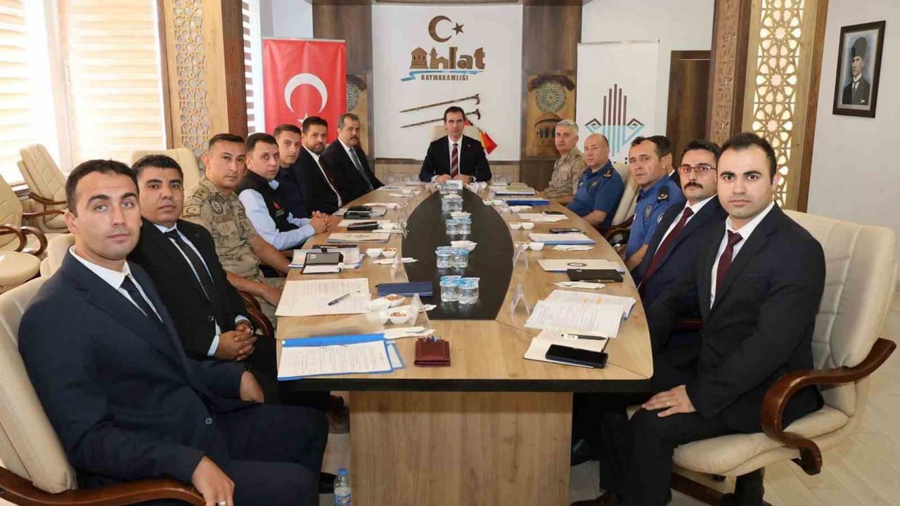 Ahlat şenlikleri öncesi kapsamlı güvenlik ve asayiş planlaması