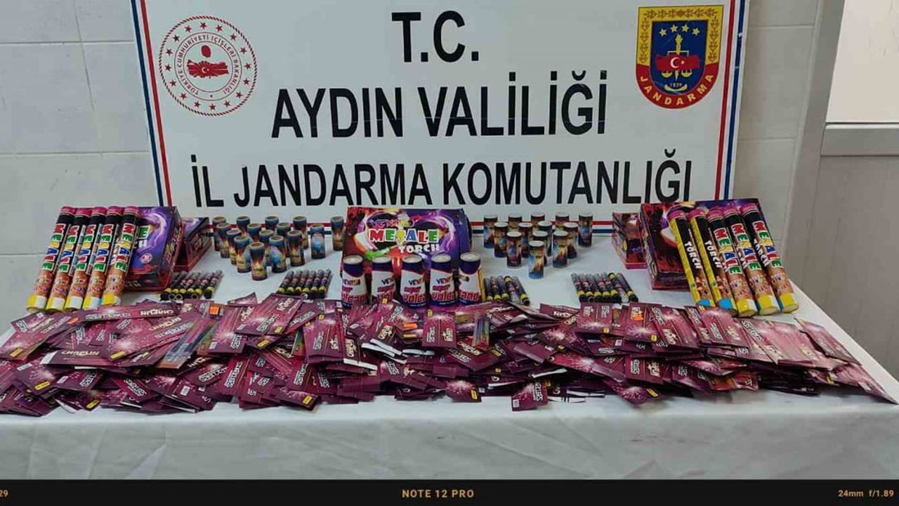 Akbük'te yangın riskini artıran 4 bin 630 yanıcı madde ele geçirildi