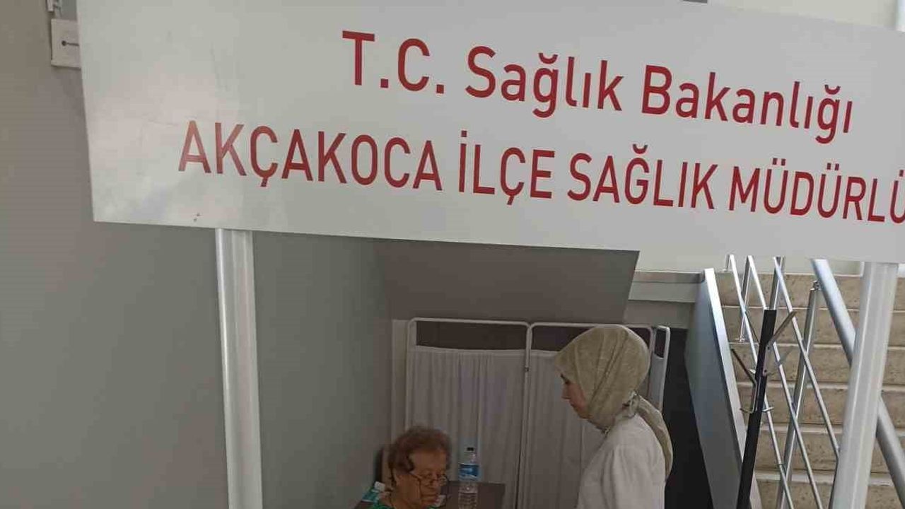 Akçakoca'da hareket yaşı ölçümleri sağlıklı yaşam için kapı araladı