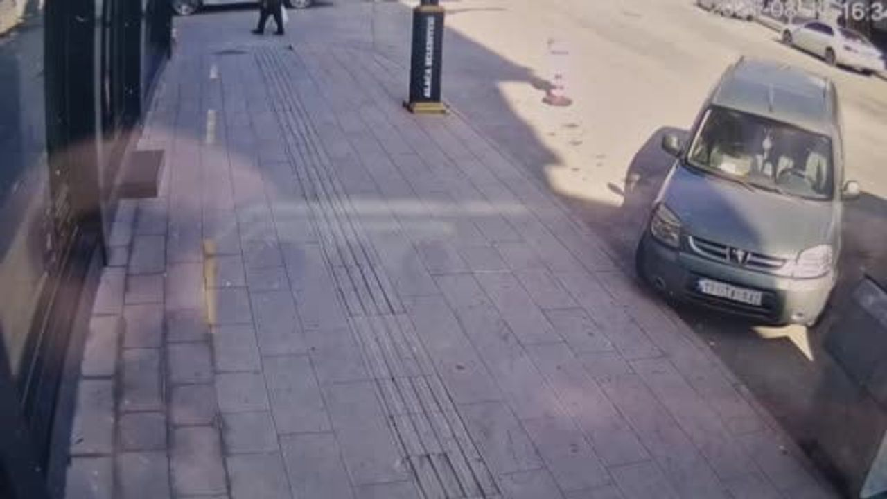 Alaca'da kontrol kaybı kamerada: alkollü sürücüye 50 bin lira ceza