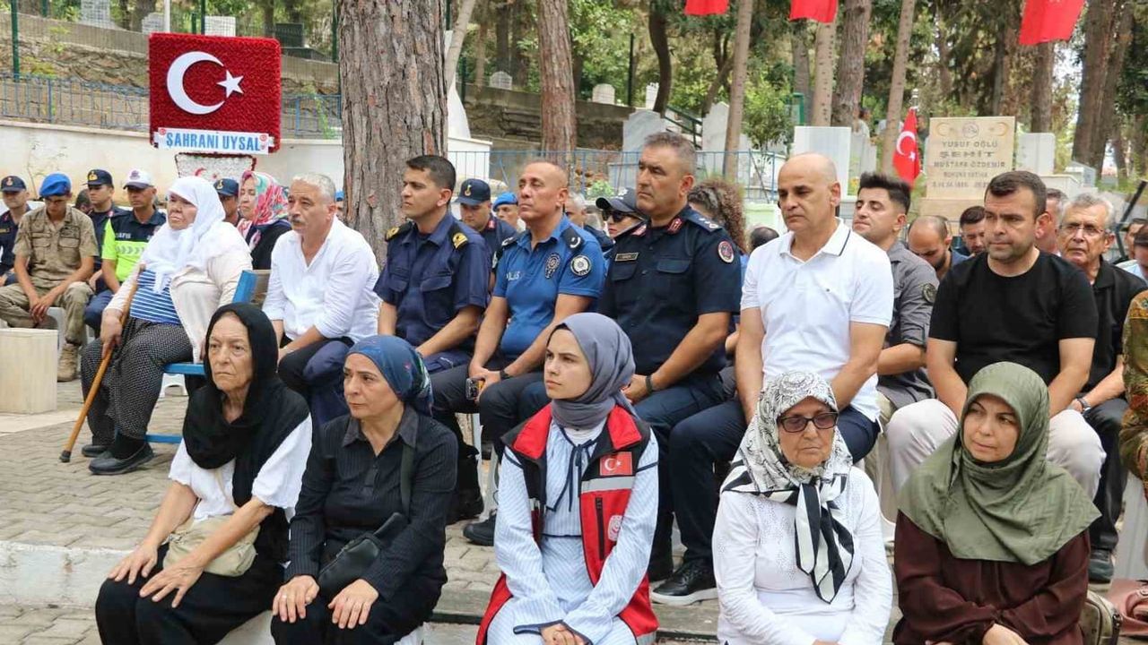 Alanya'da şehit Abdullah Ümit Sercan dualarla anıldı