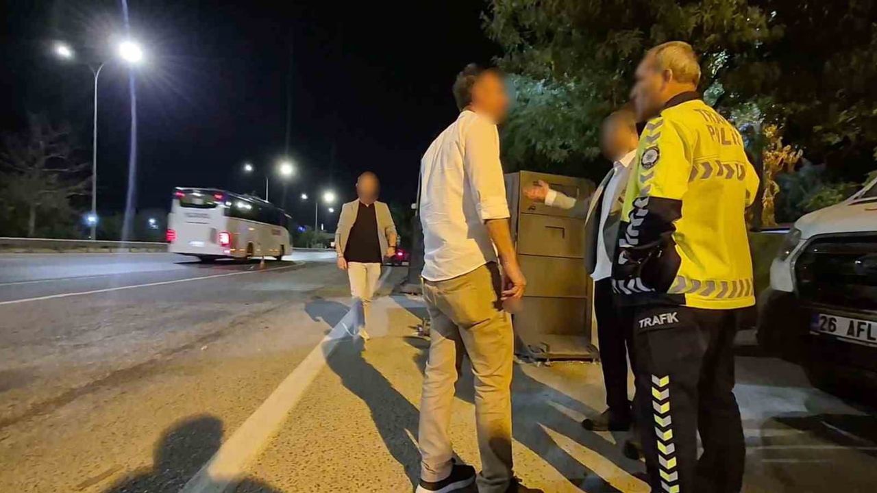 Alkol denetiminde şaşırtan sonuç: sürücünün çağırdığı kişi de alkollü bulundu