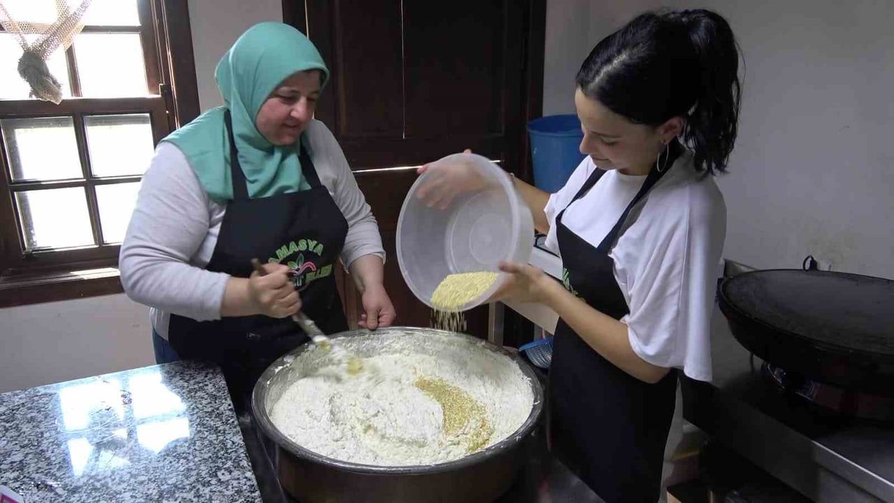 Alpaslan köyünde çanak tarhana geleneği yeniden canlanıyor