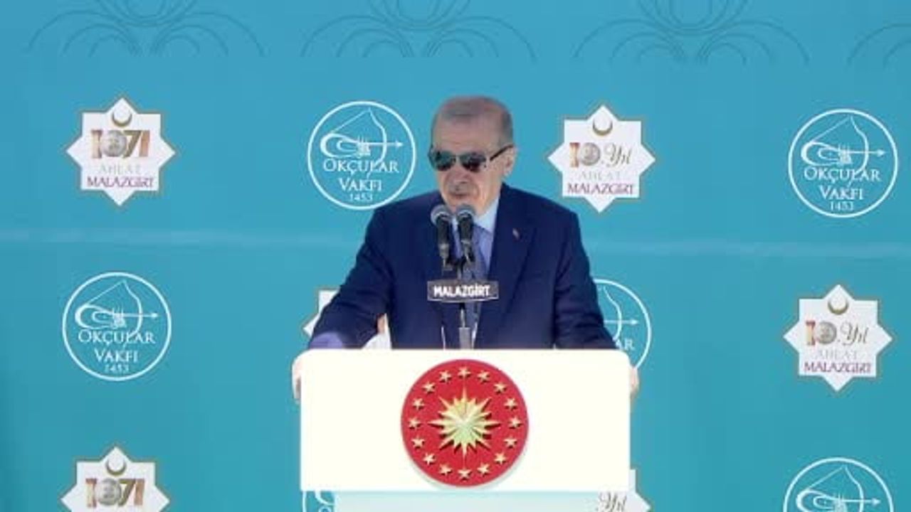 Anadolu'nun fethinin yıl dönümünde Erdoğan'dan barış ve bölge mesajı