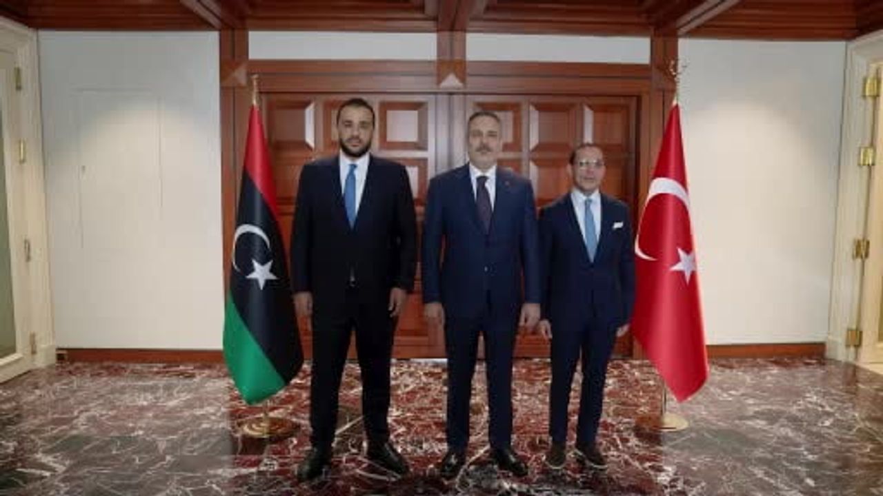 Ankara'da stratejik temas: Fidan, Libya heyetiyle görüştü