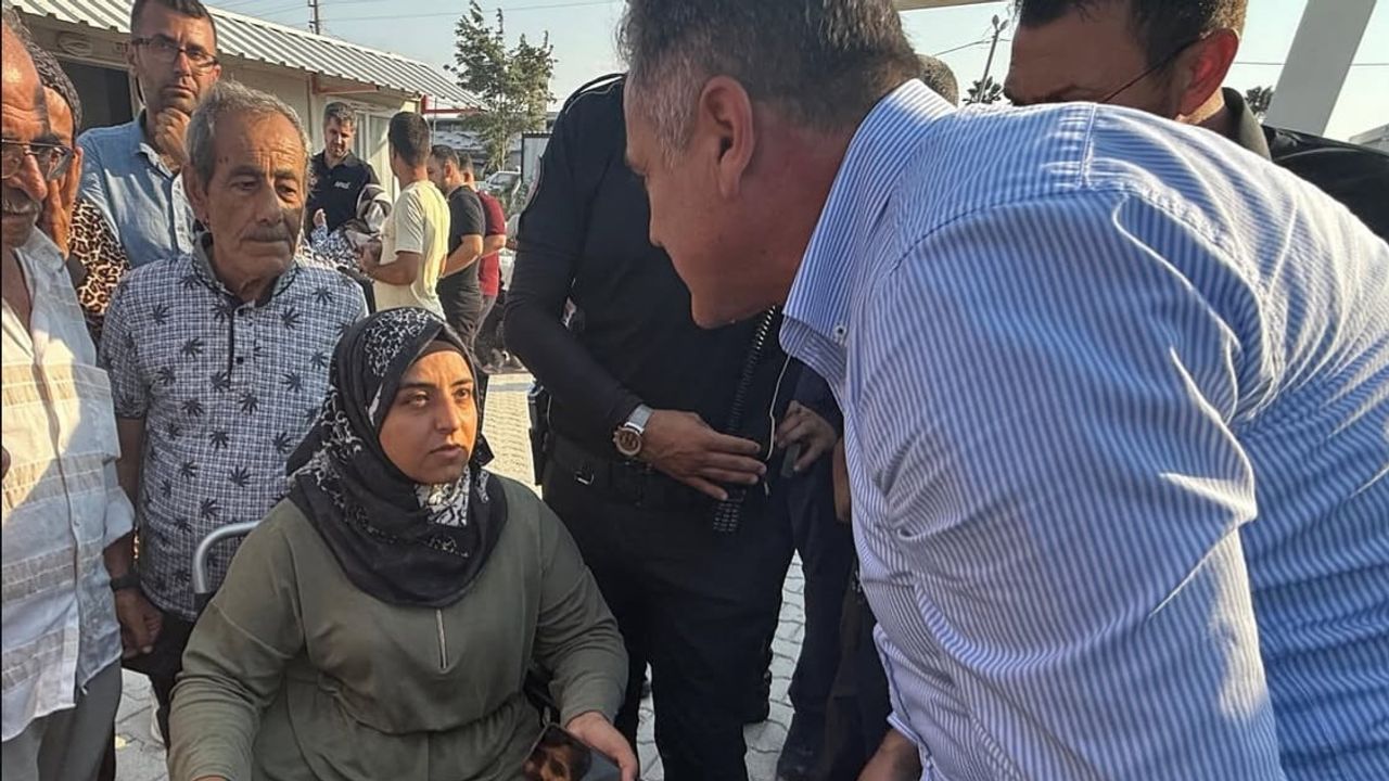 antakya'da konteyner kentlerden tahliye süreci vatandaşlara anlatıldı