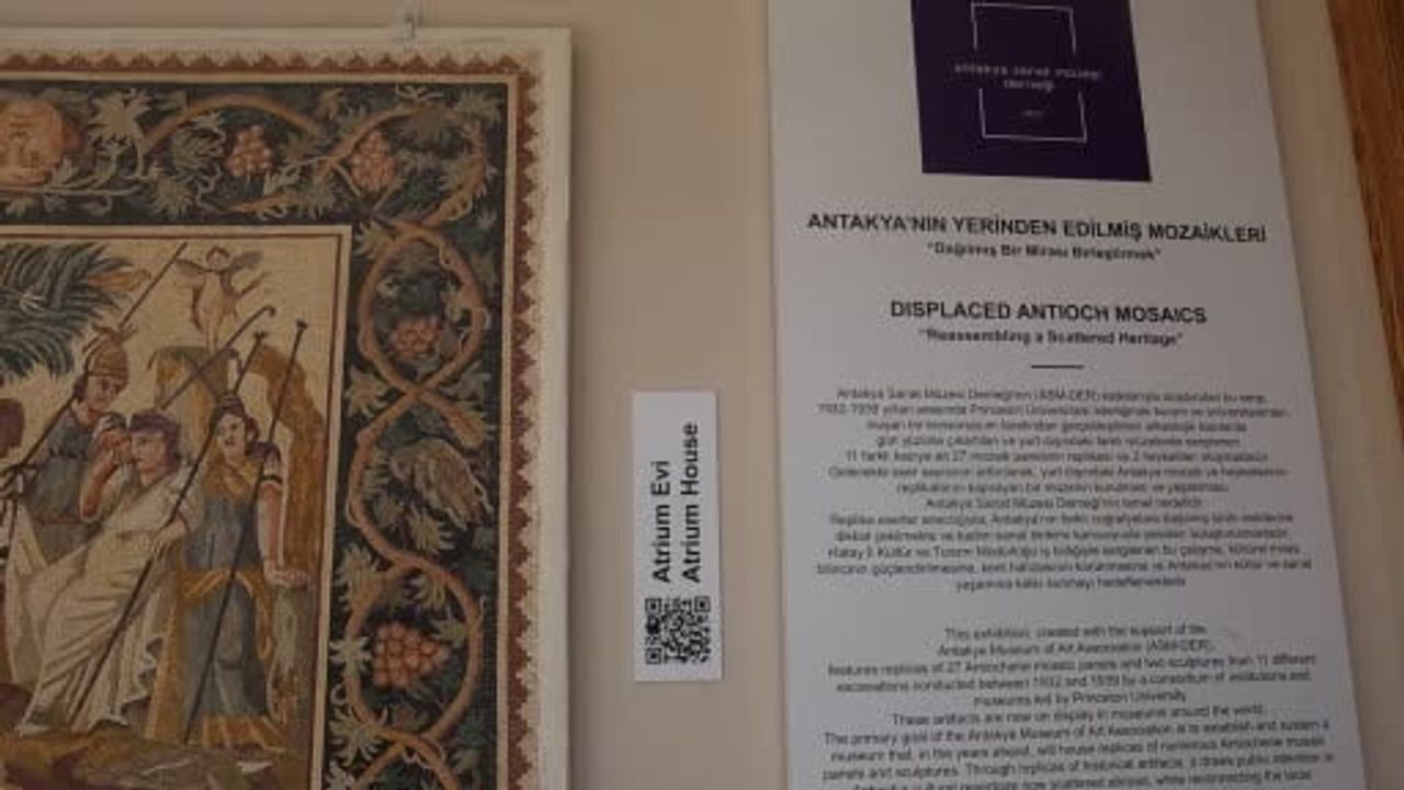 Antakya'nın yerinden edilmiş mirası replika mozaiklerle canlanıyor
