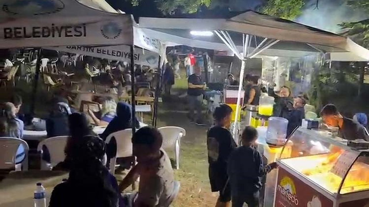 Arıt'ta kamp ateşiyle başlayan beşinci doğa ve yayla şenlikleri