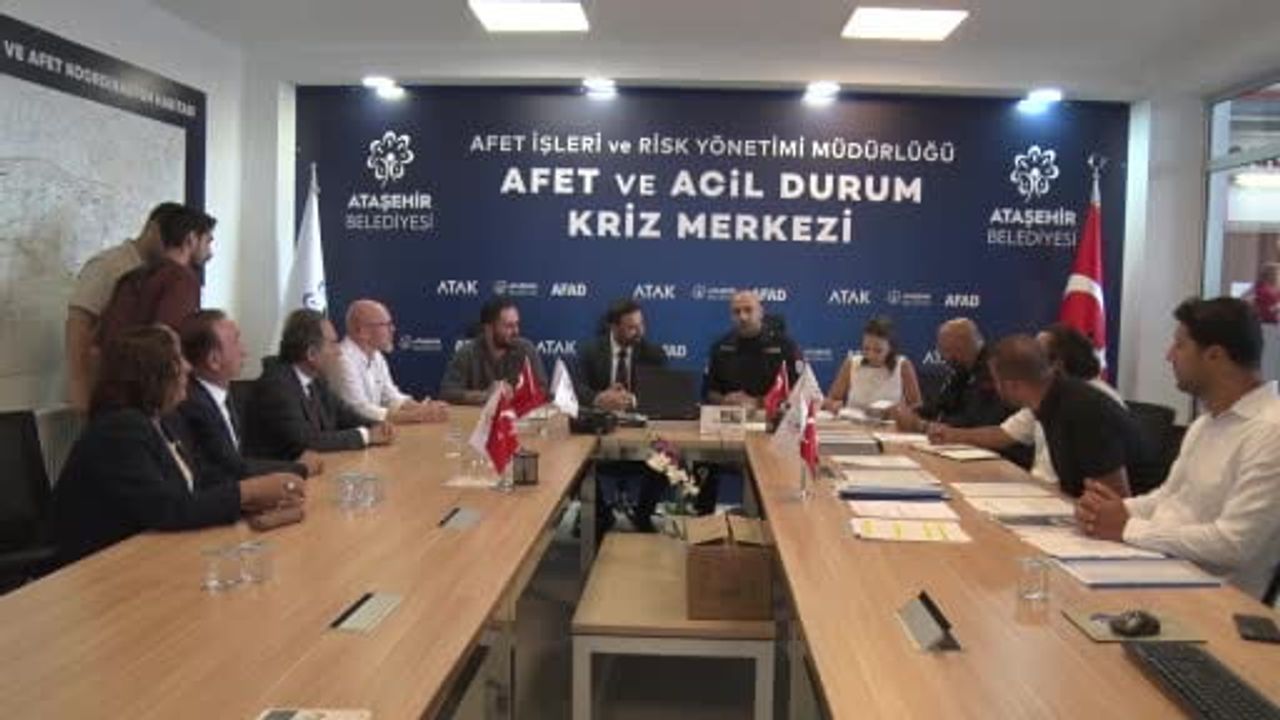 Ataşehir’de 17 Ağustos anması: hazırlığın önemi sahada vurgulandı