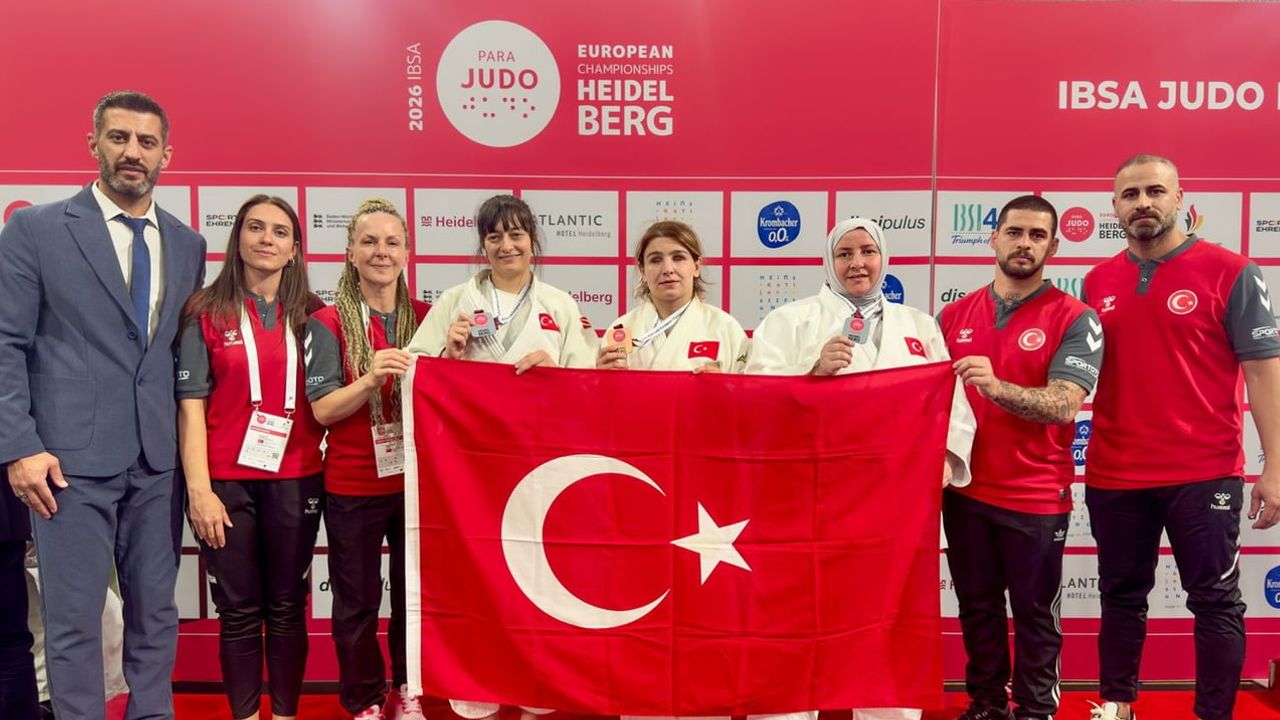 Ay-yıldızlı judocular Heidelberg'de 7 madalyayla döndü