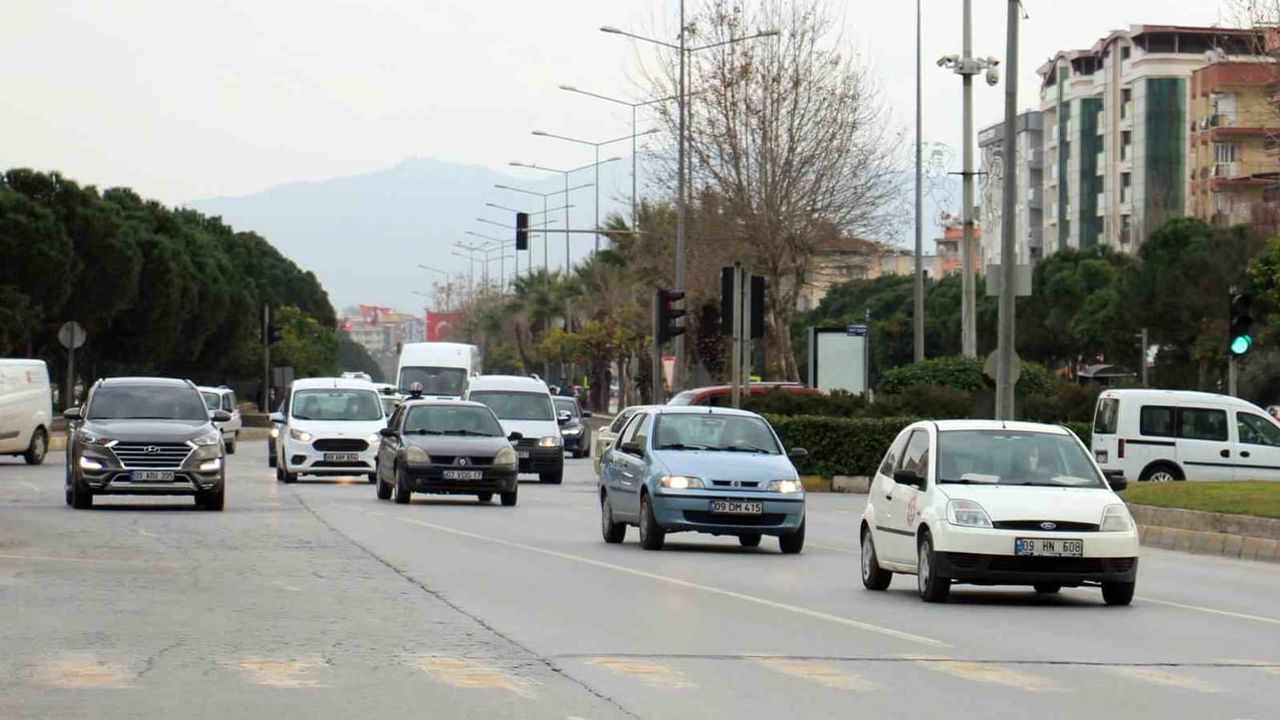 Aydın’da motorlu araç sayısı 690 bin 697’ye ulaştı