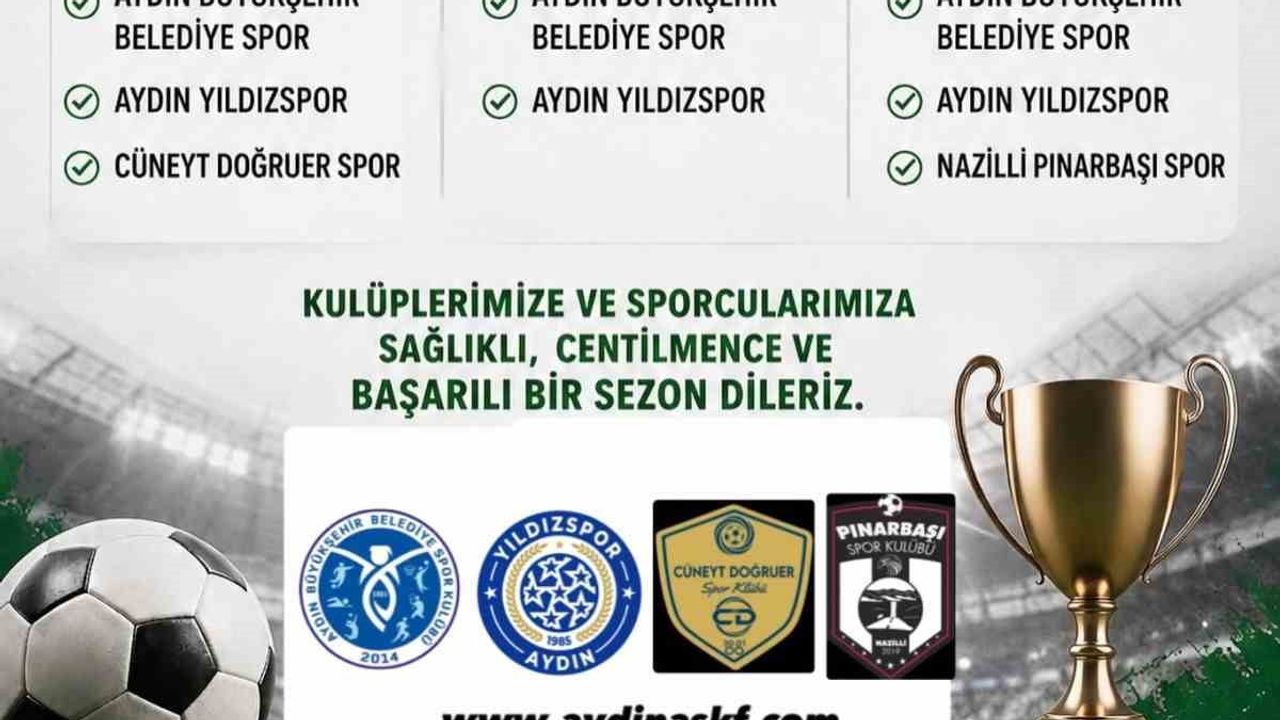 Aydın'ın genç takımları gelişim liglerinde sınav verecek