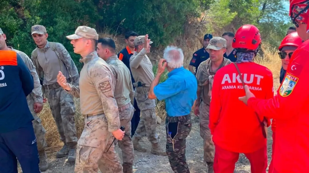 Ayvacık'ta kaybolan alzaymır hastası zeytinlikte sağ bulundu