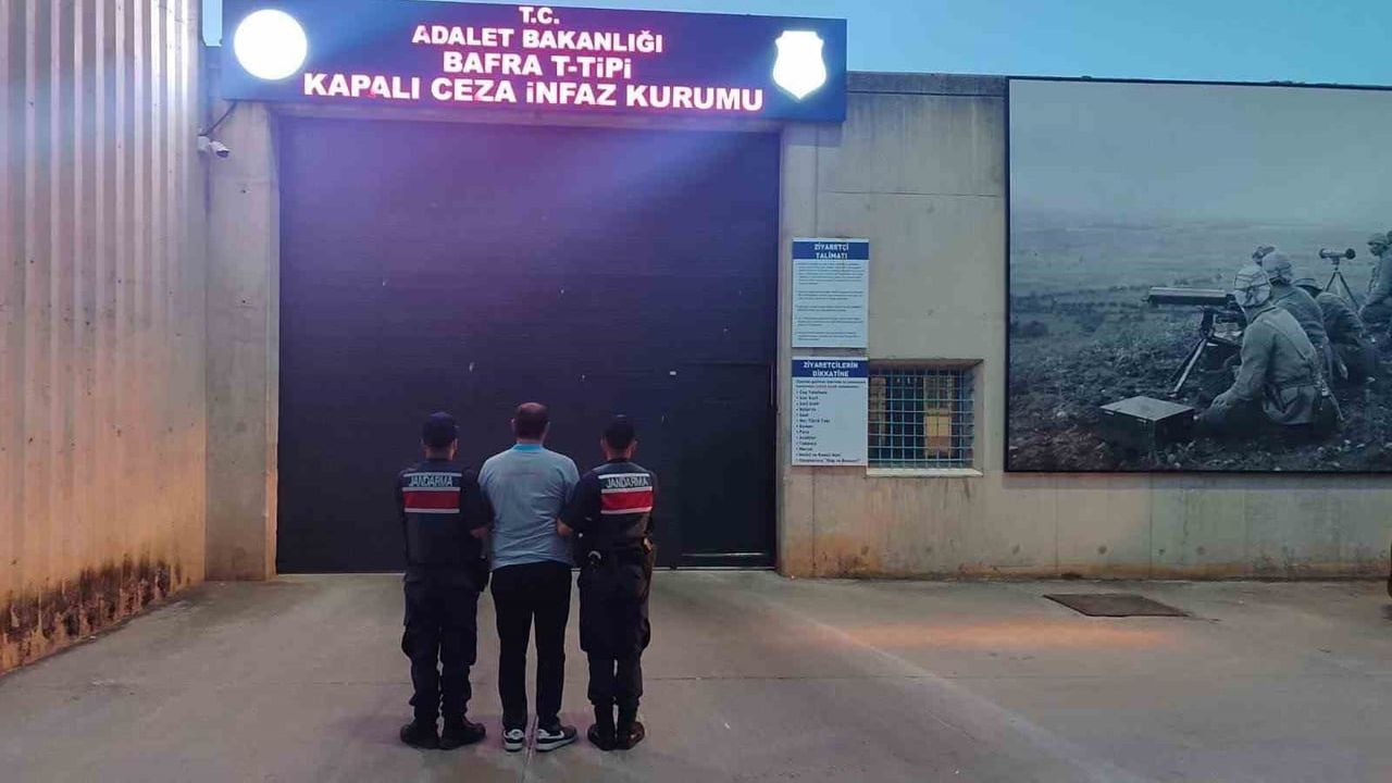 Bafra'da taksirle ölüme neden olmaktan 8 yıl hapisle aranan kişi yakalandı