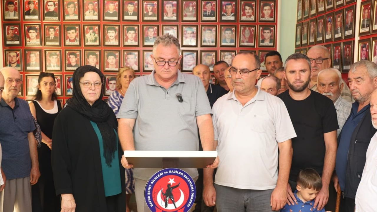 Bafra şehit aileleri derneği: affın değil adaletin savunucusuyuz