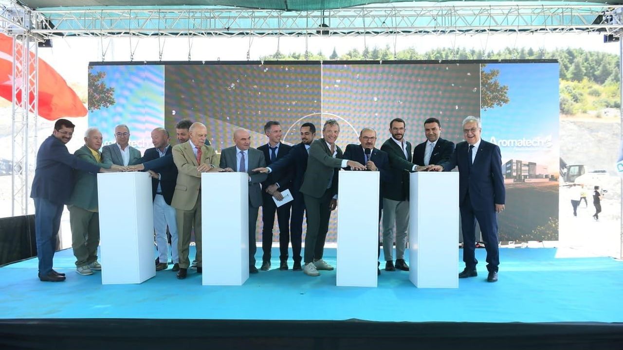 Balıkesir’de Aromatech’in yeni aroma tesisinin temeli atıldı