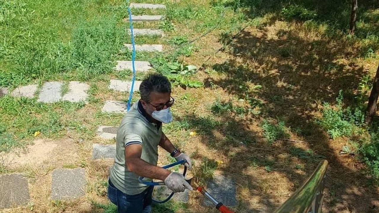 Bayburt'ta sıcaklara karşı larva ilaçlaması ve kapsamlı temizlik seferberliği
