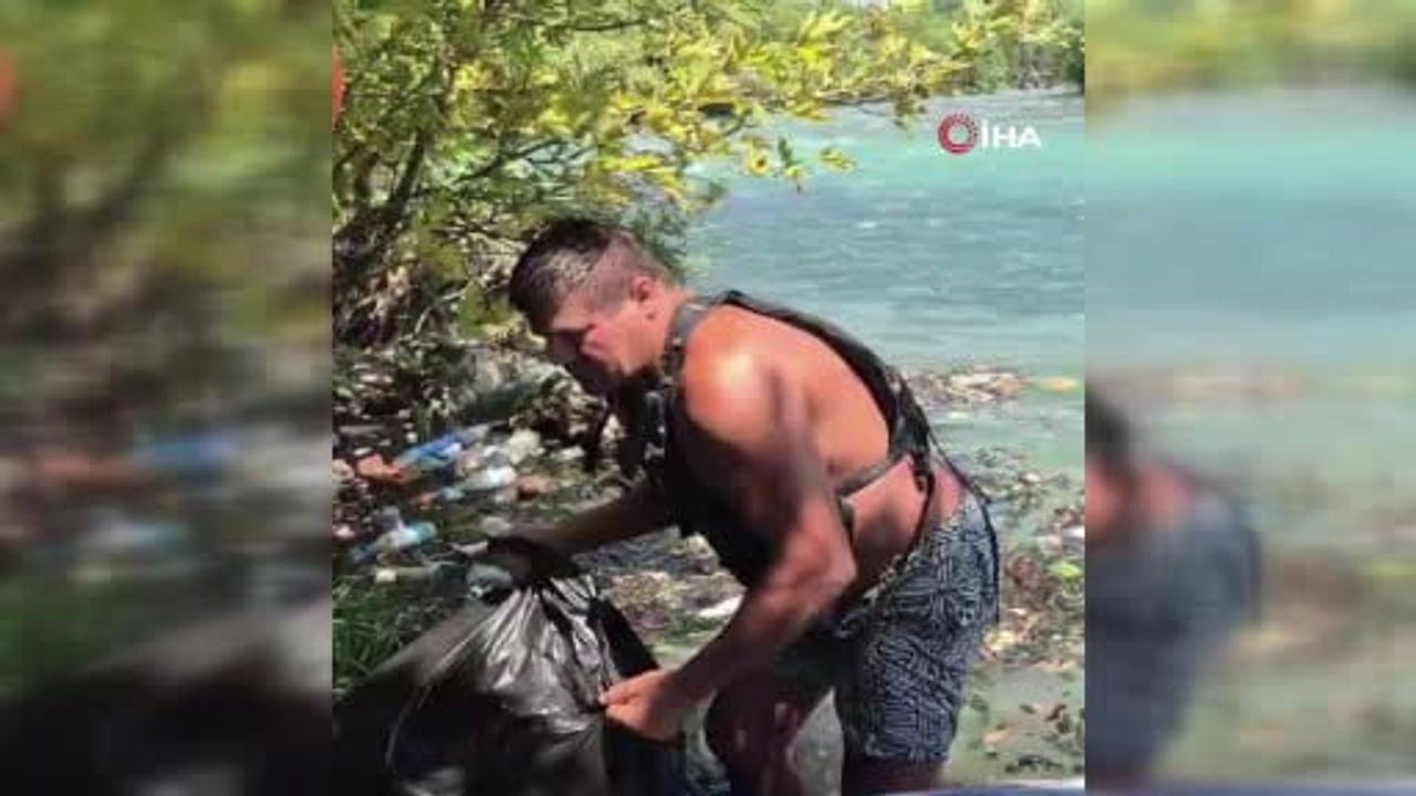 Beşkonak'ta rehberlerden örnek temizlik seferberliği