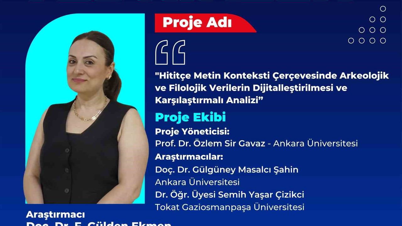 BEUN'ün araştırmacısının yer aldığı Hitit metinleri dijitalleştirme projesine TÜBİTAK desteği