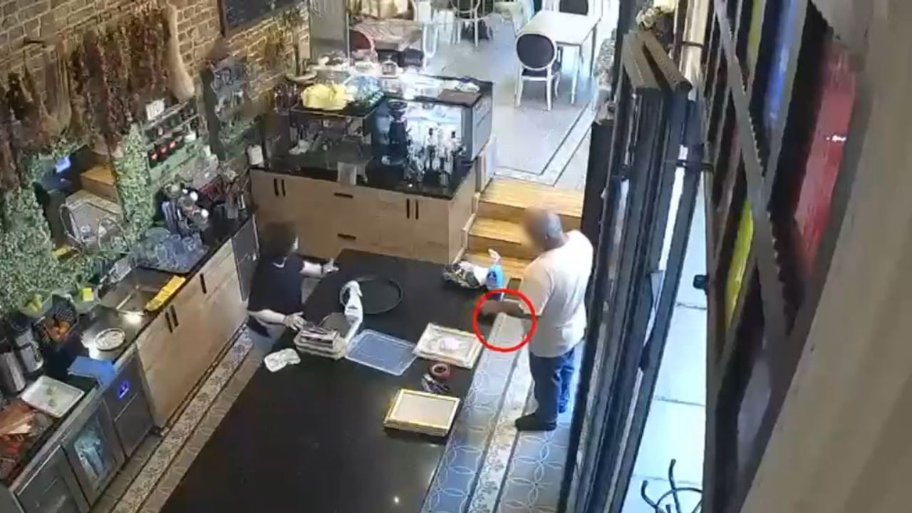 Beyoğlu'ndaki kameralar suçu ortaya çıkardı, zanlı tutuklandı