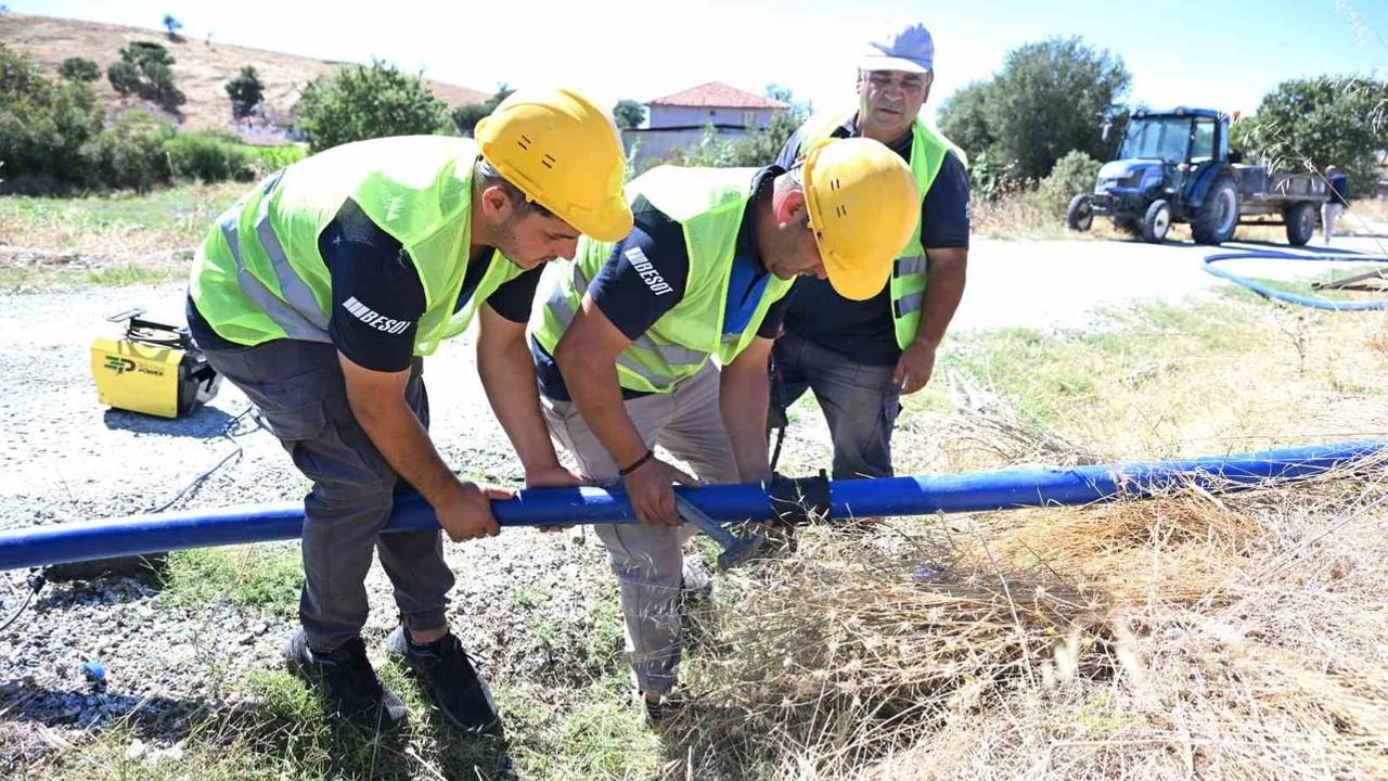 Beypınar'da yıllardır süren su arızalarına veda: isale hattı yenileniyor
