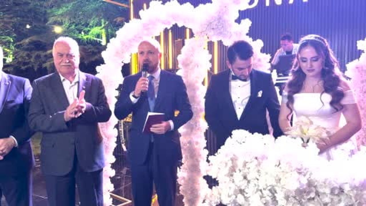 Bilal Erdoğan nikah şahitliğinde genç çifte en az 3 çocuk temennisinde bulundu