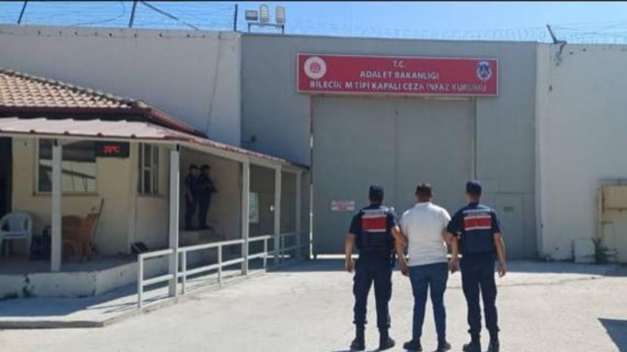Bilecik'te kesinleşmiş hapis cezası bulunan şüpheli jandarmadan operasyonla yakalandı