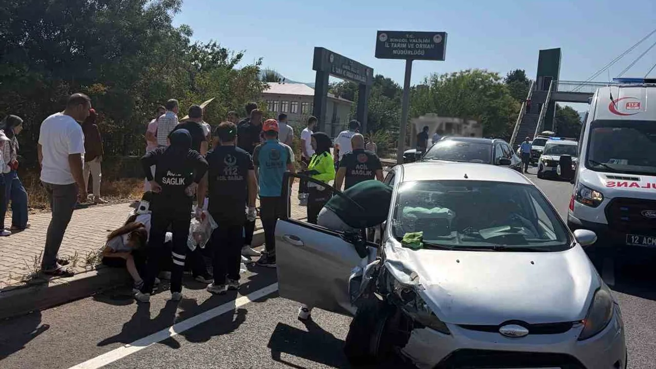Bingöl-Erzurum kara yolunda çarpışma: 4 kişi hastaneye kaldırıldı