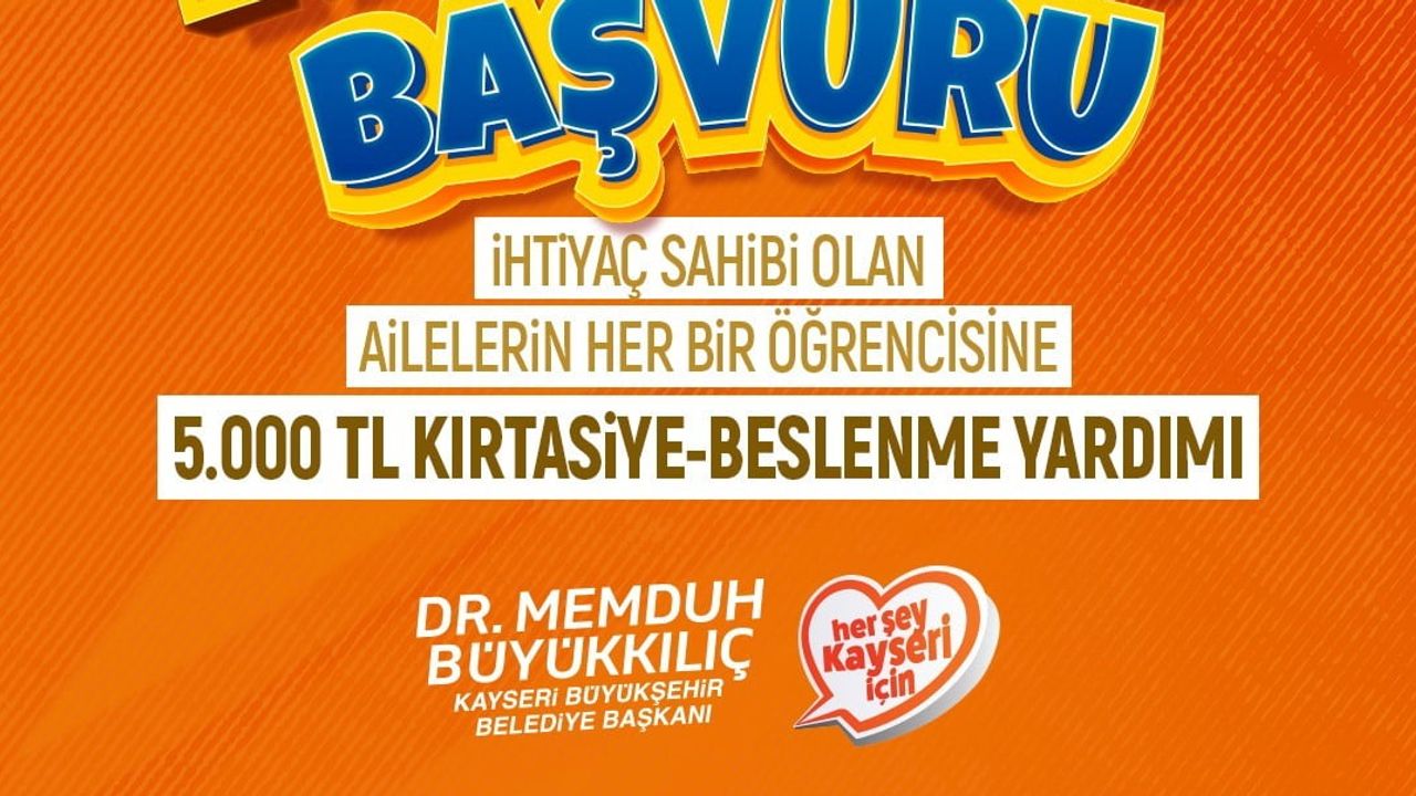 Binlerce aileye nefes: 5 bin liralık eğitim desteğine 14 bin 320 başvuru