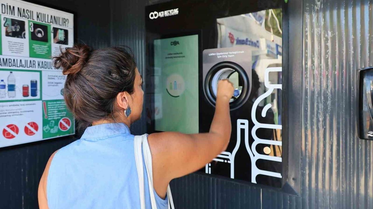 Bodrum'da depozitolu ambalajlar için 24 saat açık iade noktası kuruldu