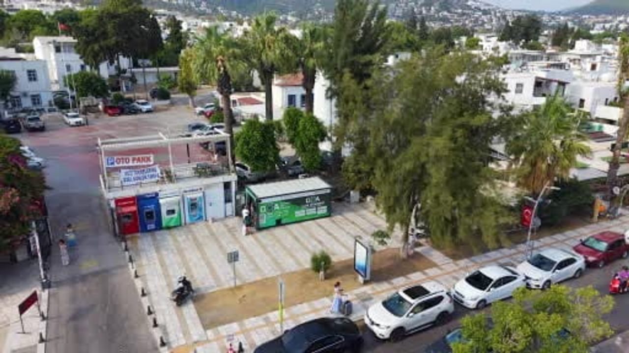 Bodrum’da geri dönüşüm alışkanlığına yeni adım: DOA makinesi 24 saat hizmette