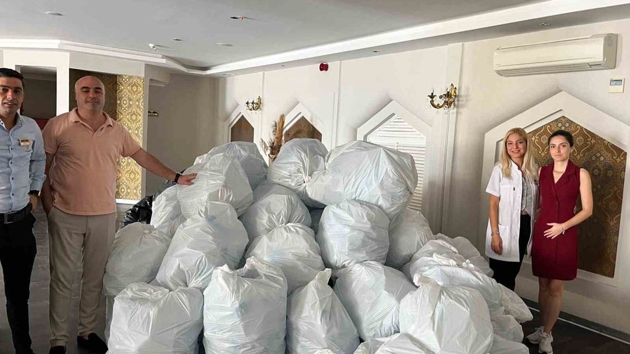Bodrum'da otelden örnek çevre adımı: pet şişeler kaynağında ayrıştırılıyor