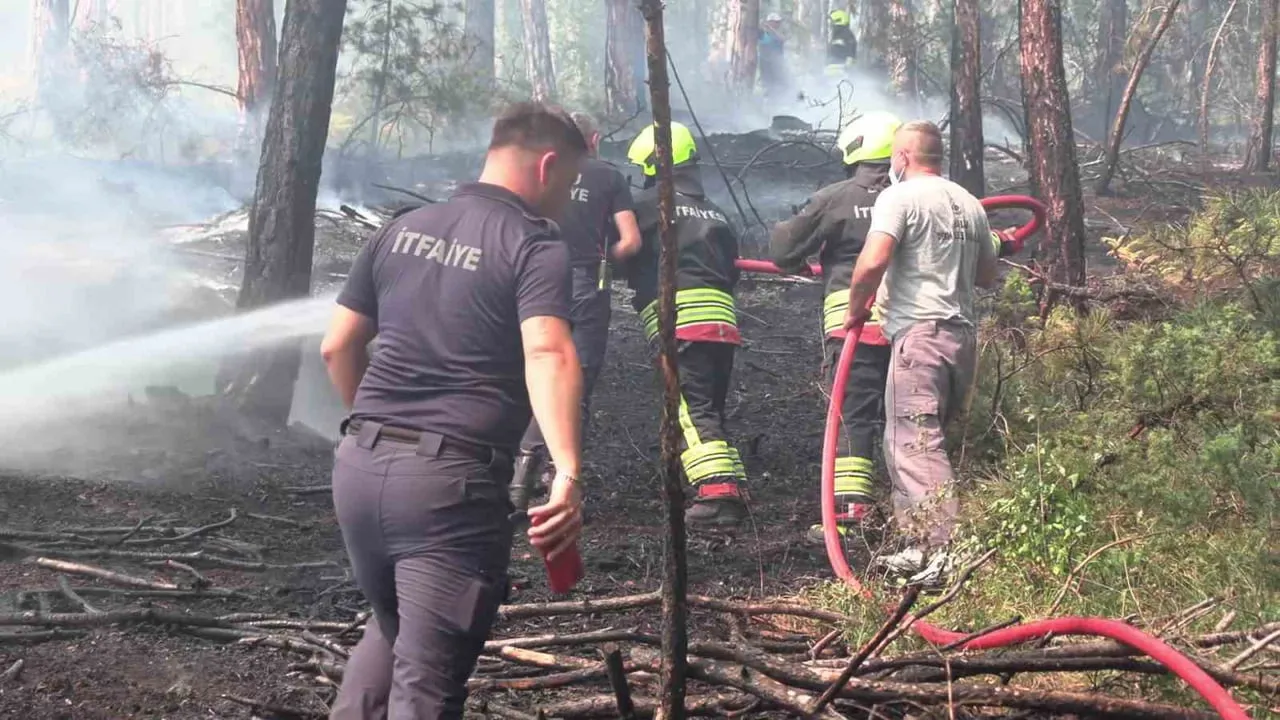 bolu'da kızılağıl'daki orman yangını kontrol altına alındı