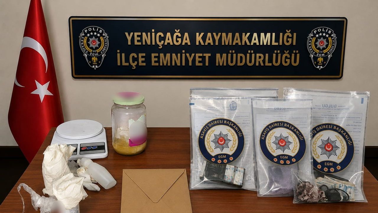 Bolu'da Yeniçağa Gölü yakınında park halindeki araçta 100 bin liralık bonzai bulundu