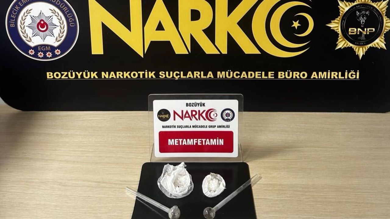 Bozüyük’te narkotik operasyonu: metamfetaminle bir kişi gözaltında