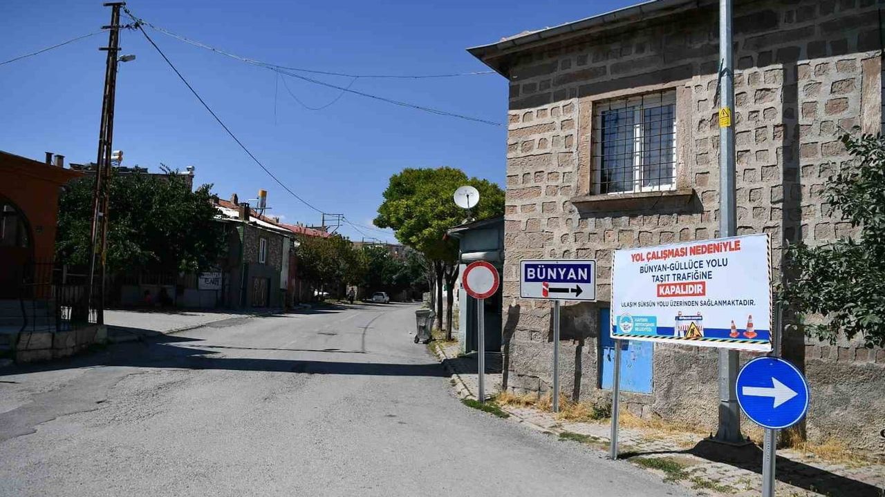 Bünyan’ın ulaşım koridoru 122,5 milyon lira yatırımla baştan sona yenileniyor