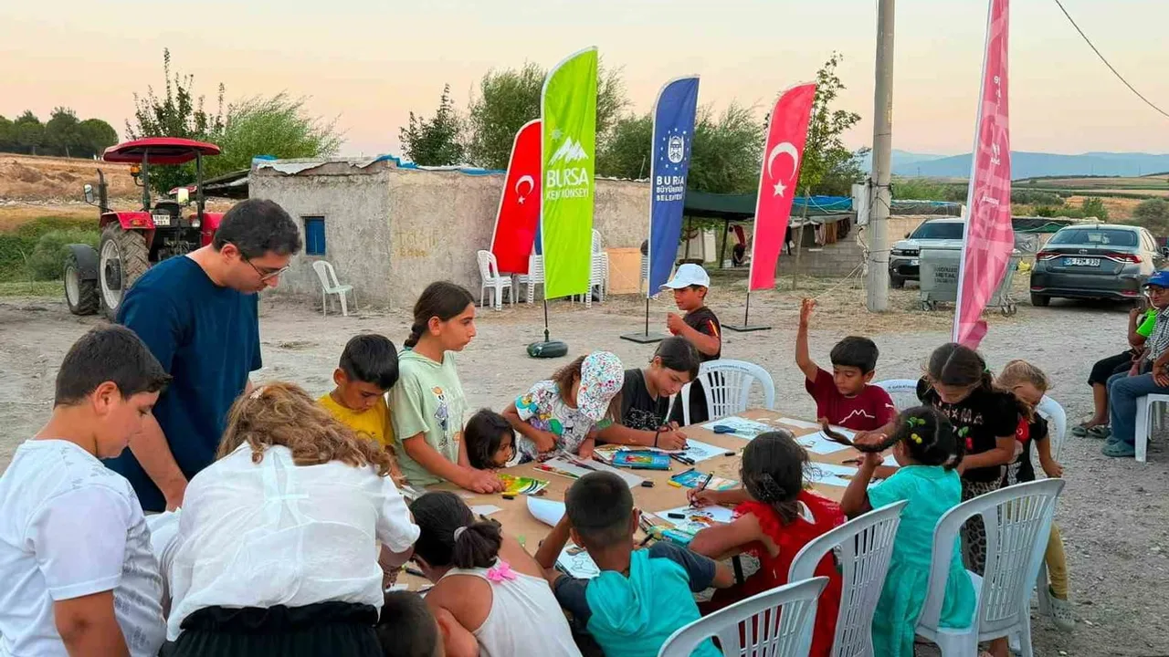 Bursa büyükşehirden mevsimlik tarım işçilerine yerinde kapsamlı destek