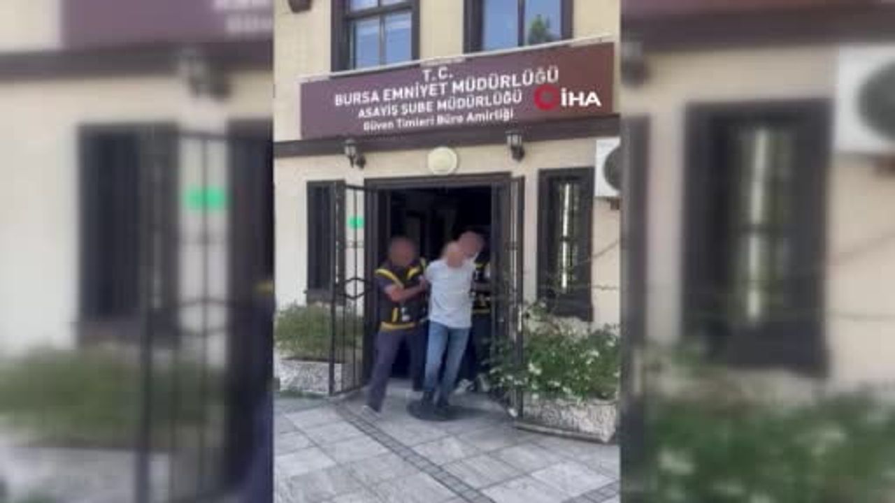 Bursa operasyonunda üç hükümlü yakalandı; biri saçını kazıyarak saklanmaya çalışmış