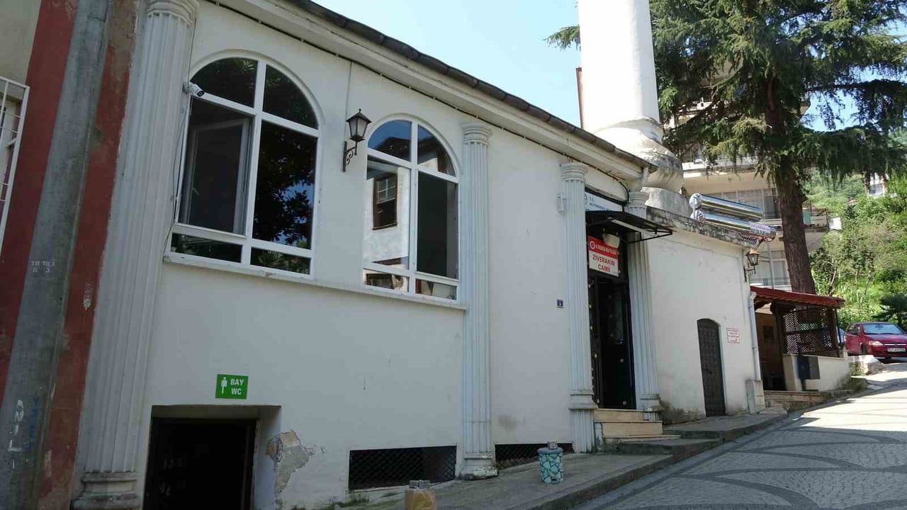 Cami yağmur oluğunda filizlenen mısır mahalleyi şaşırttı
